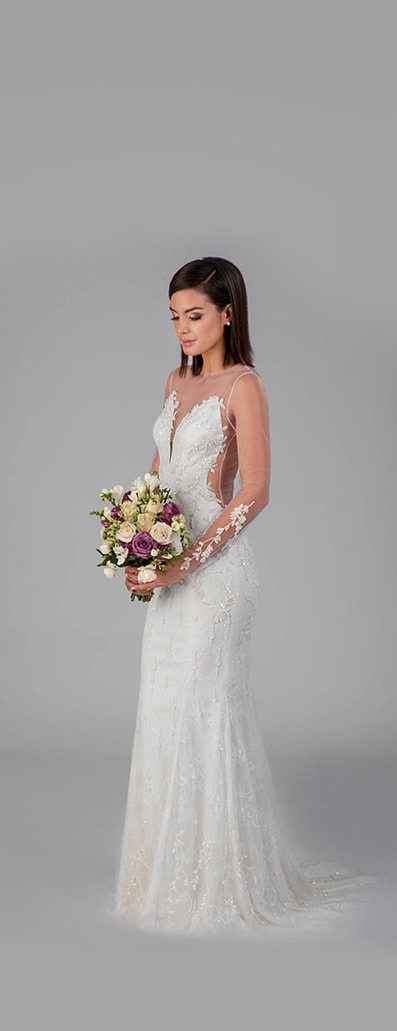 Lana Mollov Collete wedding dress right side