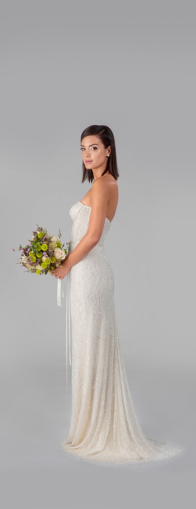 Lana Mollov Gabrielle wedding dress right side