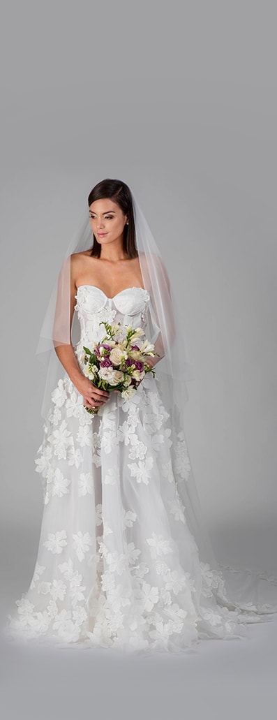 Lana Mollov Margot wedding dress front view